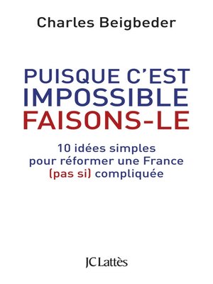 cover image of Puisque c'est impossible, faisons-le